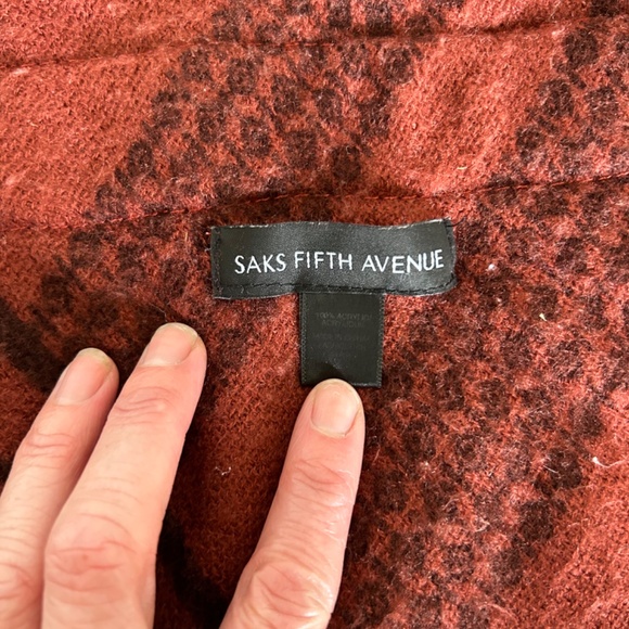 Saks Fifth Ave poncho - Picture 3 of 3